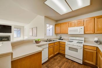 Our apartments offer a kitchen